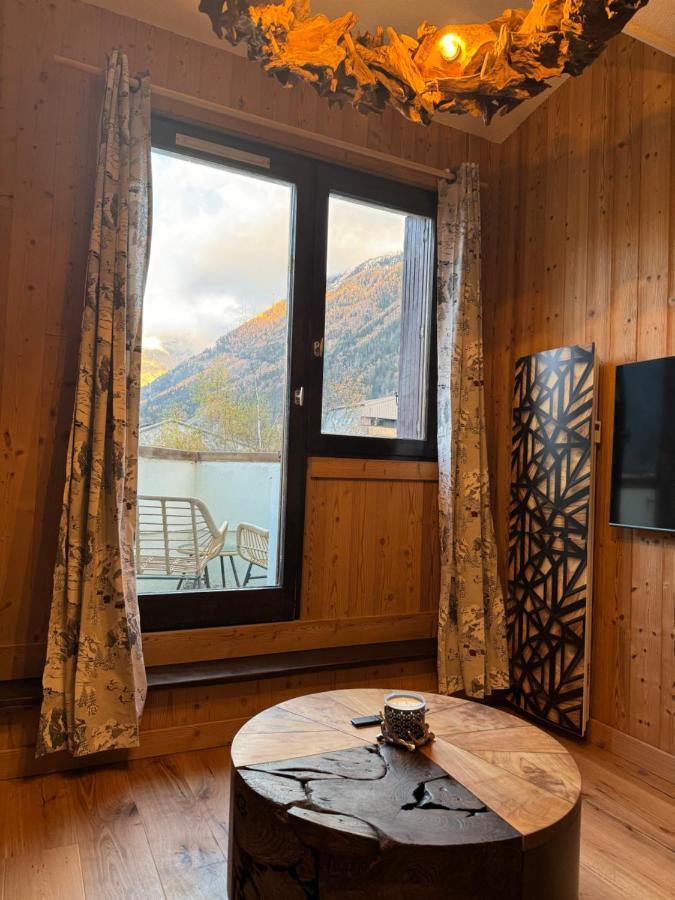 Cocon Au Coeur De Chamonix Avec Parking Gratuit Exterior foto